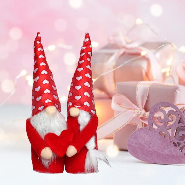 2Pcs Plush Faceless Dolls Valentine's Day Gift