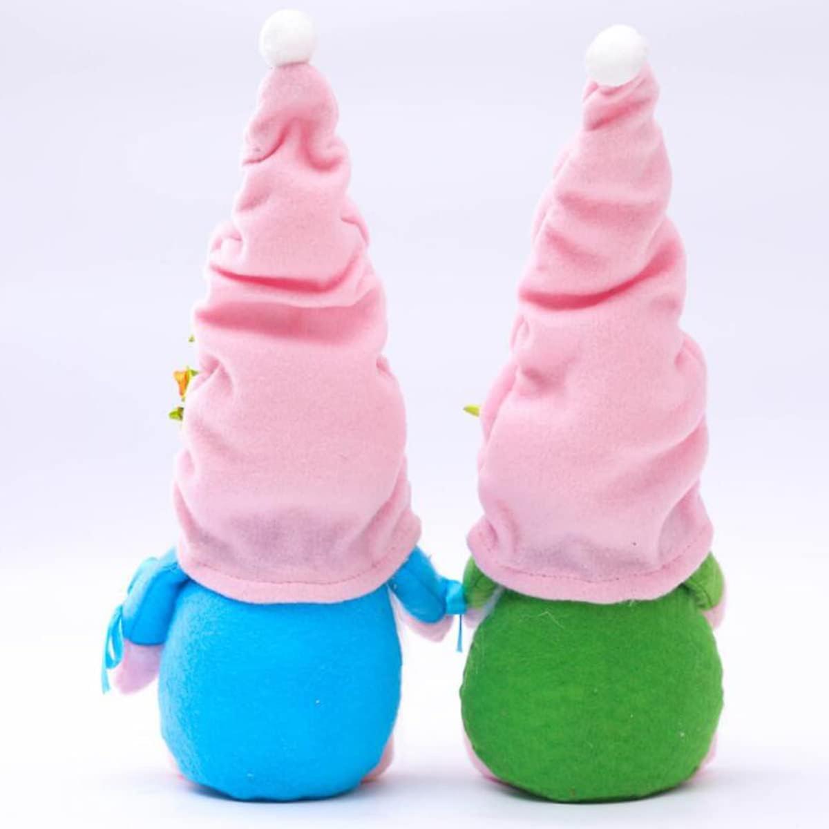 3pcs Spring Flowers Gnome Valentines Day Gnomes Plush Doll