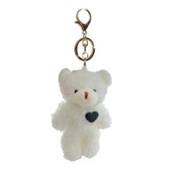 Key Pendant Heart Bear Lovely Fluffy Key Chain Multipurpose Bag Pendant Valentine