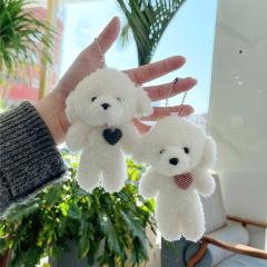 Key Pendant Heart Bear Lovely Fluffy Key Chain Multipurpose Bag Pendant Valentine