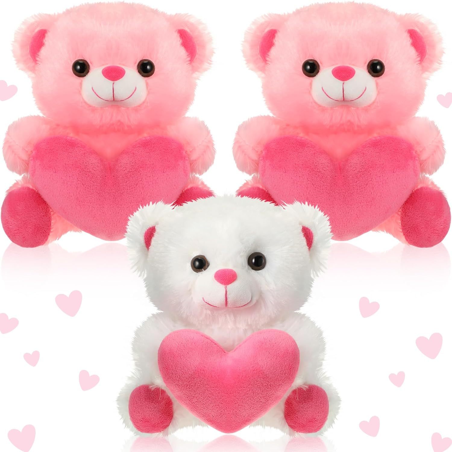 10" Adorable Stuffed Animals Bears Soft Plush Toys for Valentine's Day