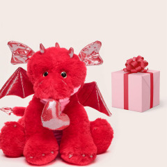 11 Inch Stuffed Animals Dragon Plush Toy Valentine's Day Gifts