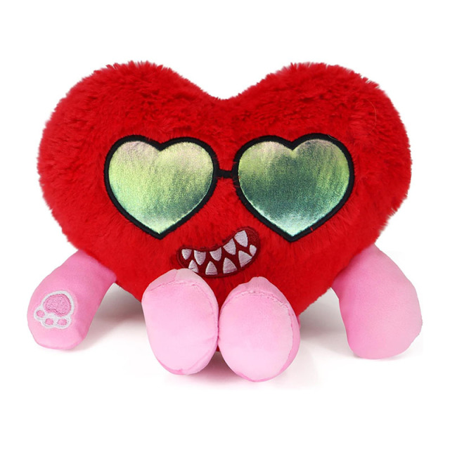 Red Love Heart Small Cushion Valentine Stuffed Mini Plush Toy