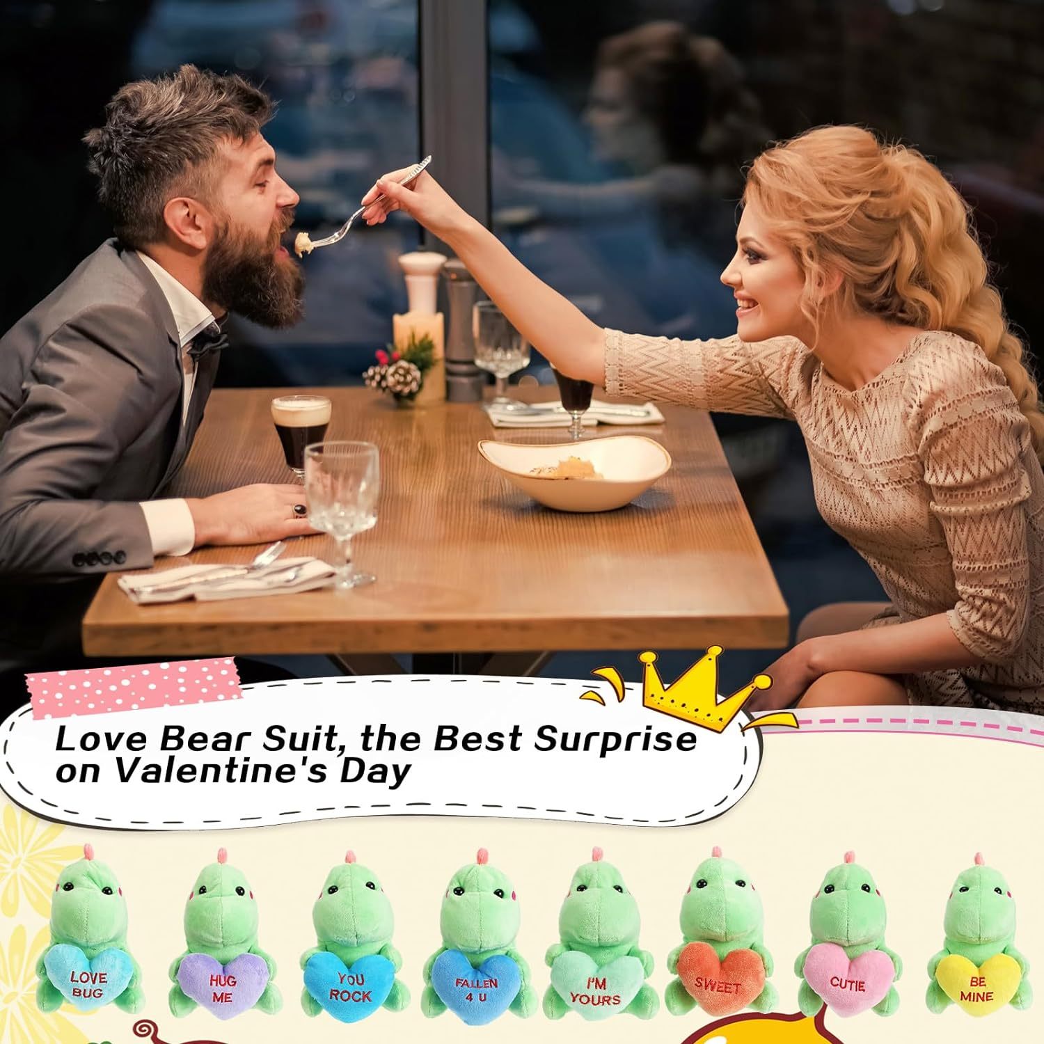 Valentines Day Stuffed Animals Bulk Dinosaur Plush Toys