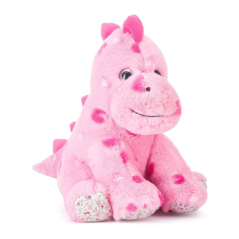 11.8" Stuffed Dinosaur Animal Love Plush Toy with Hearts Bow for Valentine Day