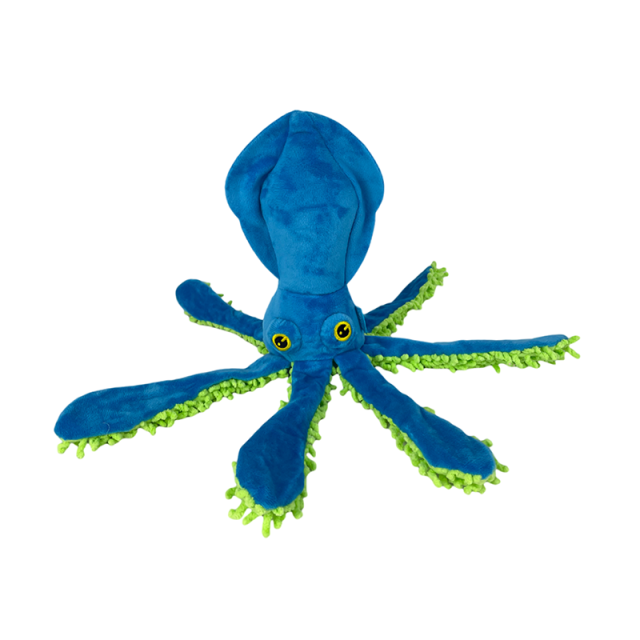 Blue Octopus Tear-resistant Durable Pet Plush Toys