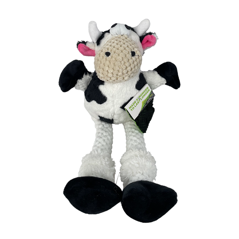 Cow Squeaky Plush Dog Toy Durable Tear-resistant Pet Toys