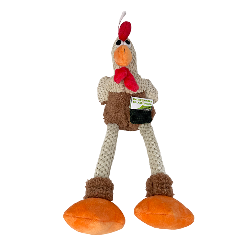 Durable Chick Plush Pet Toy with Squeaker