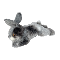 Black Rabbit Plush Dog Toys Soft Pet Toy with Squeaker
