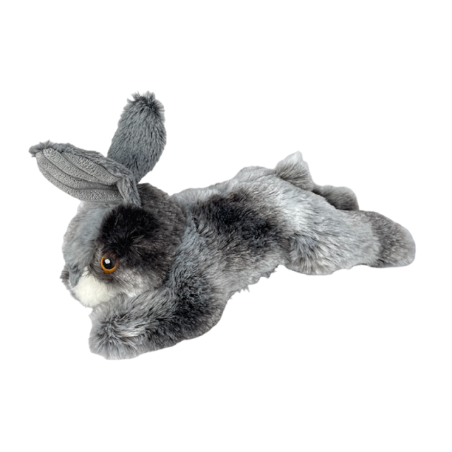 Black Rabbit Plush Dog Toys Soft Pet Toy with Squeaker