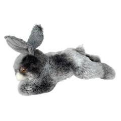 Black Rabbit Plush Dog Toys Soft Pet Toy with Squeaker