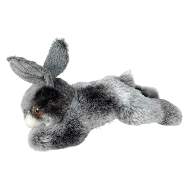 Black Rabbit Plush Dog Toys Soft Pet Toy with Squeaker