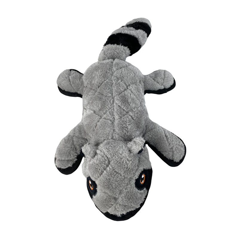 Wild Raccon Plush Dog Toy