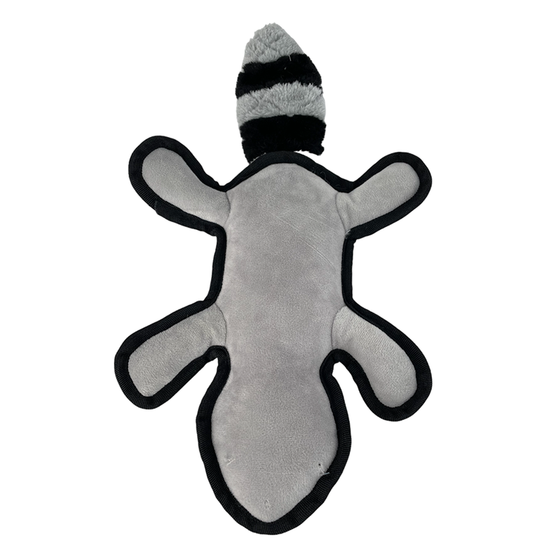 Wild Raccon Plush Dog Toy