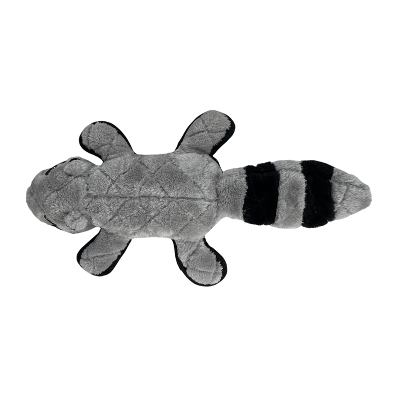 Wild Raccon Plush Dog Toy