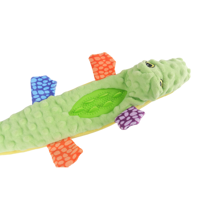 Crocodile Crinkle Dog Toy