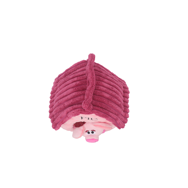 Farm House Animal Plush Pet Toys Dog Toy - Pig