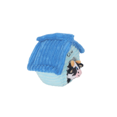 Farm House Animal Plush Pet Toys Dog Toy - Cow