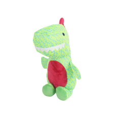 Green Dinosaur Pet Plush Toy Stylish Dog Toys with Squeaker