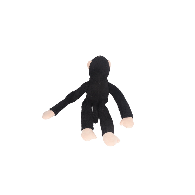 Durable Black Monkey Pet Plush Toys Dog Toy with Squeakers