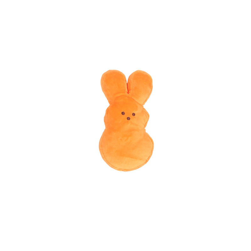 Orange Rabbit Plush Pet Toy for dog with Squeaker