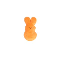 Orange Rabbit Plush Pet Toy for dog with Squeaker