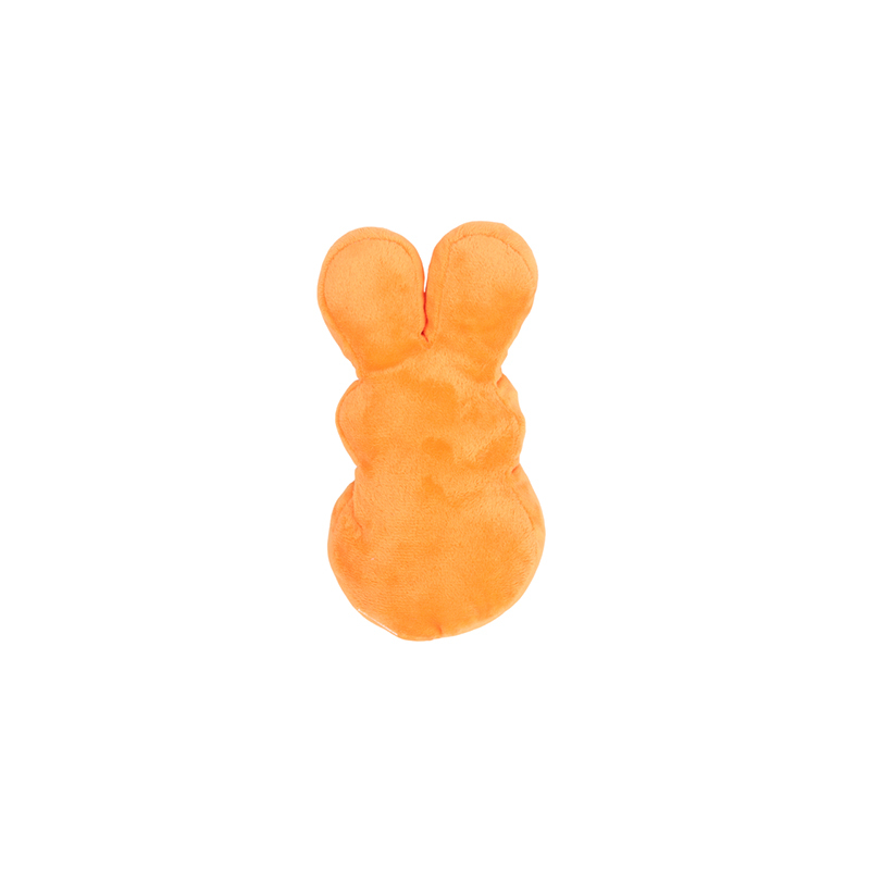 Orange Rabbit Plush Pet Toy for dog with Squeaker