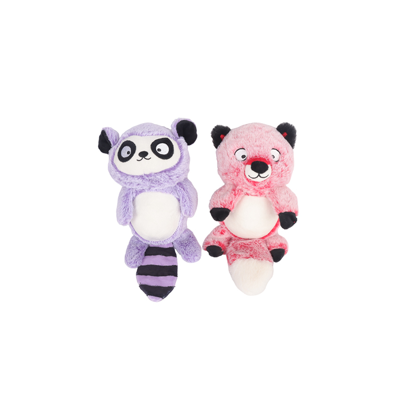 Stylish Lovable Soft Bear Plush Dog Toy with Squeaker