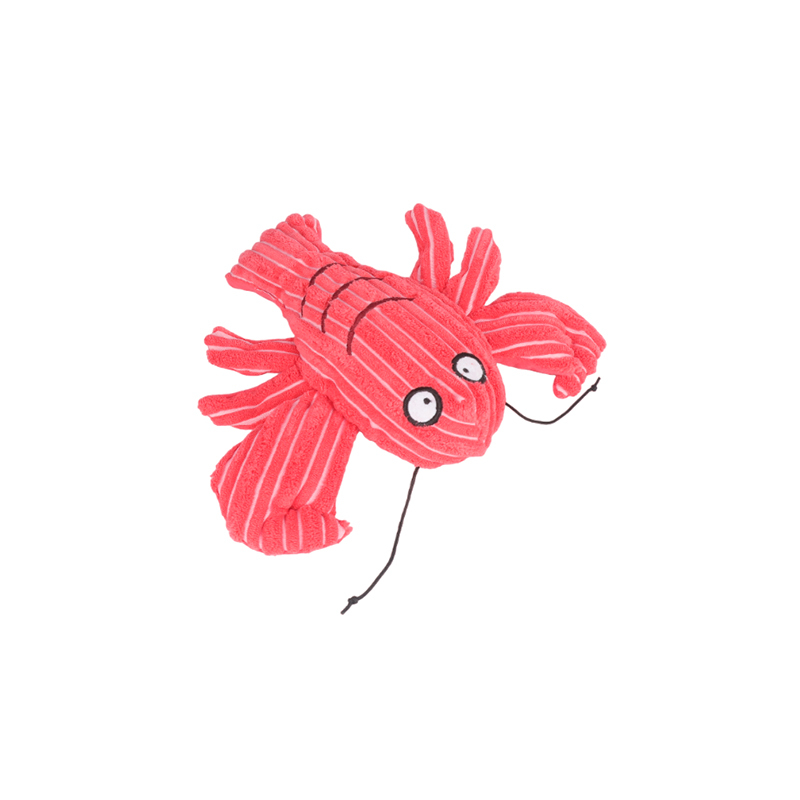 Red Lobster Pet Plush Toy with Squeaky