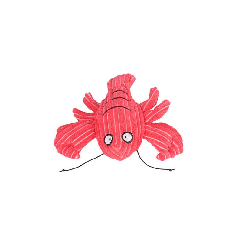 Red Lobster Pet Plush Toy with Squeaky