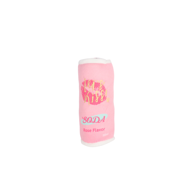 Soda Bottle Pet Plush Toy with Squeaky