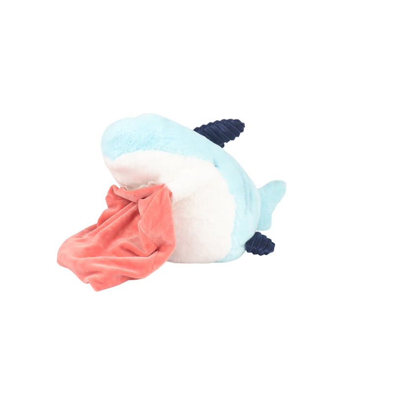 New Arrival Stylish Soft Blue Shark Plush Toy