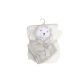 Gray Baby Security Blanket-Lion