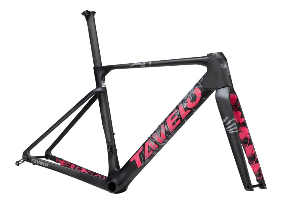 Tavelo Arow SL Neo Black carbon aero road frameset
