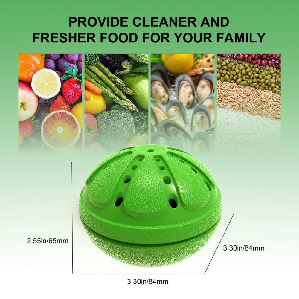 WASHWOW Fruit and Vegetable Cleaner Device, Mini Portable Wireless Food Purifier for Cleaning, Kitchen Gadgets for Deeply Clean Fruits and Veggies, Rice, Meat Even Small Clothes Washing Machine