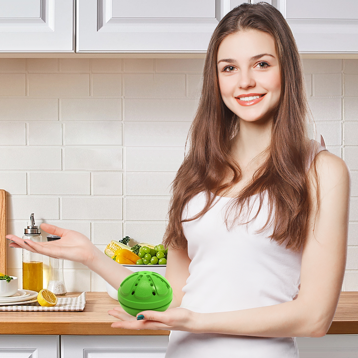 WASHWOW Fruit and Vegetable Cleaner Device, Mini Portable Wireless Food Purifier for Cleaning, Kitchen Gadgets for Deeply Clean Fruits and Veggies, Rice, Meat Even Small Clothes Washing Machine