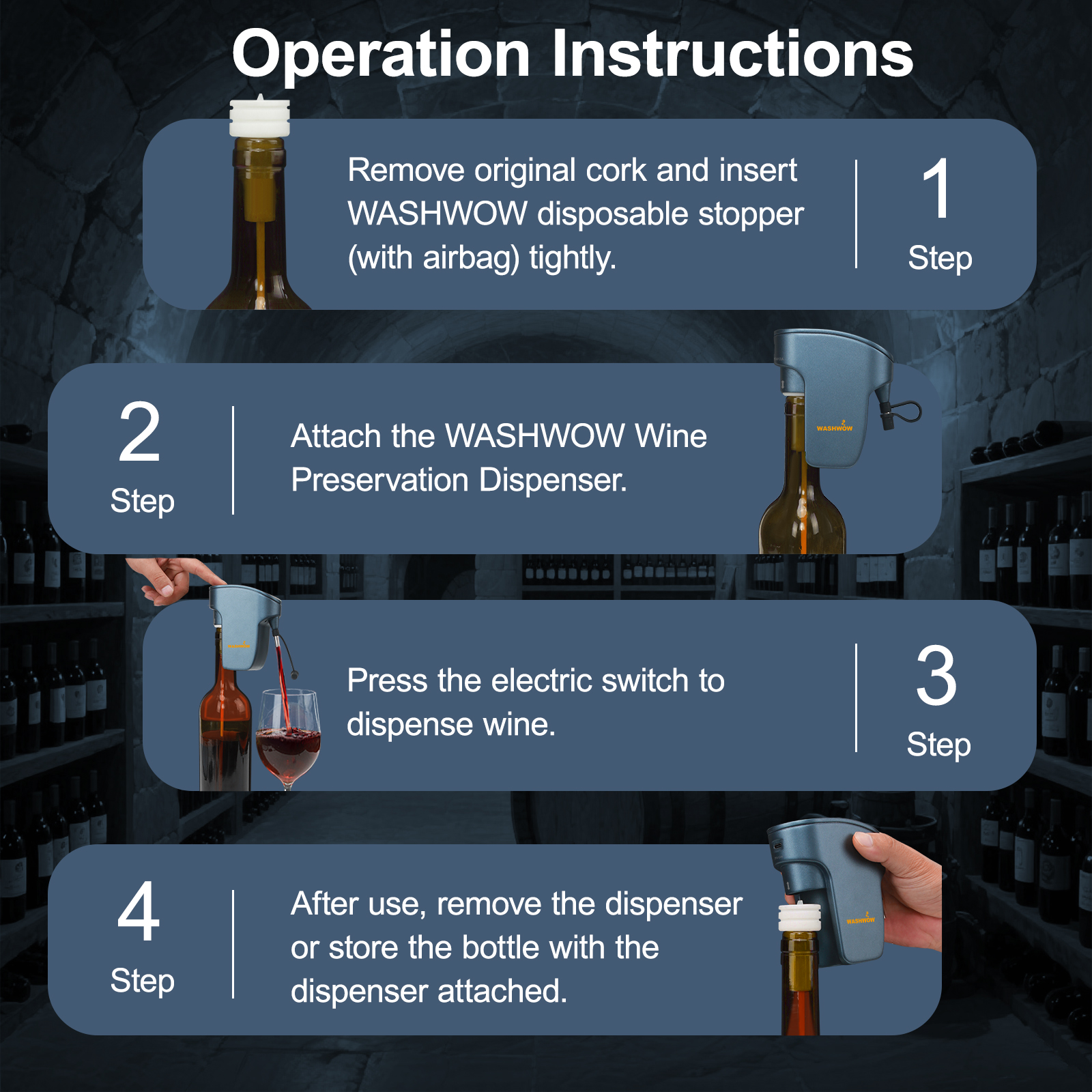 WASHWOW Wine Preservation Dispenser,All Products