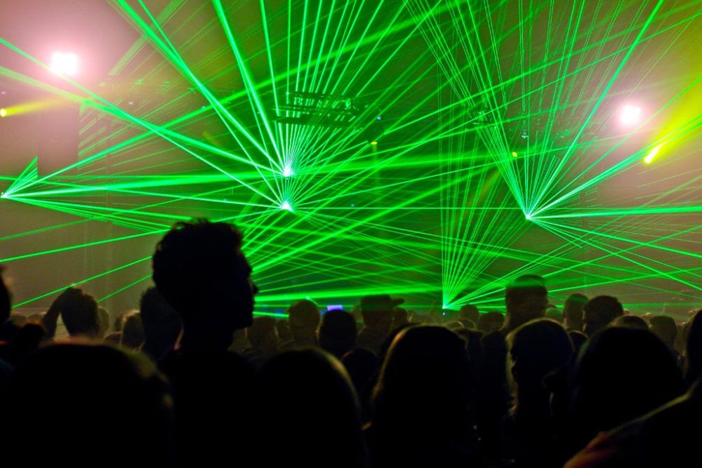 Full Color 3W RGB Laser with scanner for DJ Party Bar and Stage Lighting