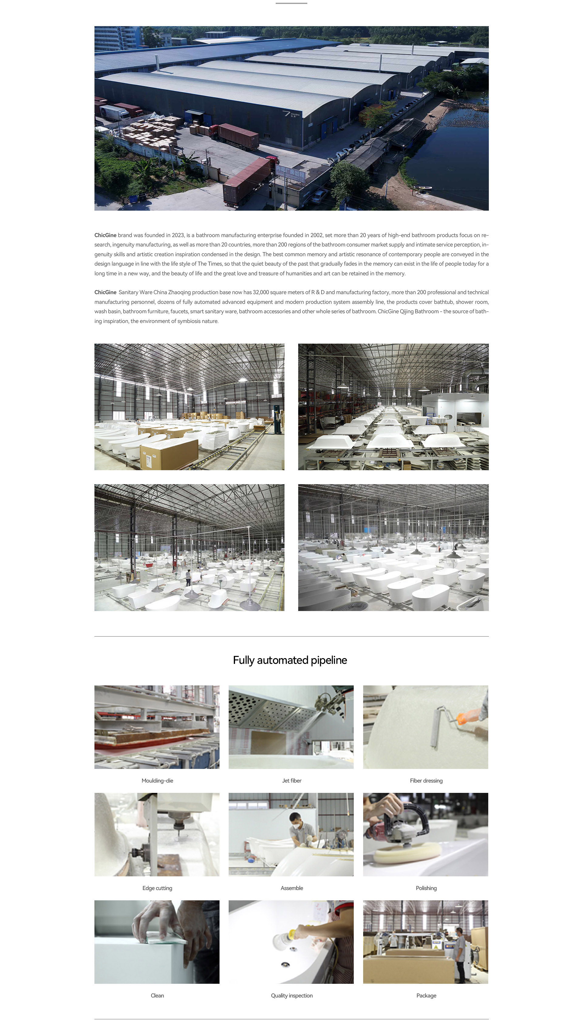 ChicGine-Bathtub Manufacturer-Basin Supplier