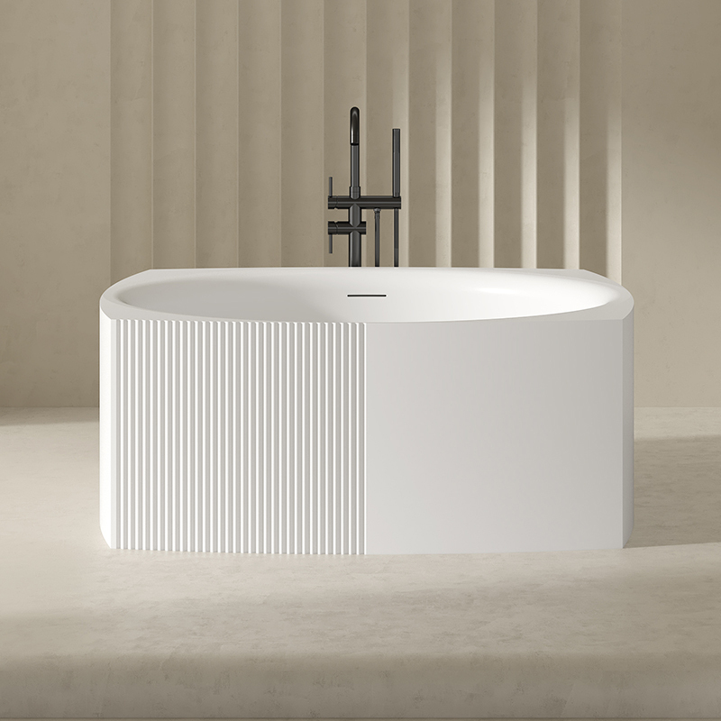 Wholesale High End Quality Unique Shape Acrylic Soaking Bathtub QJ-Y0026