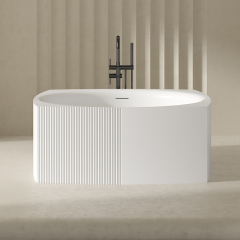 Wholesale High End Quality Unique Shape Acrylic Soaking Bathtub QJ-Y0026