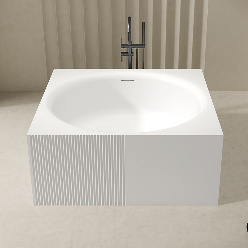 Hot Style Wholesale Square Acrylic Soaking Bathtub QJ-Y0021