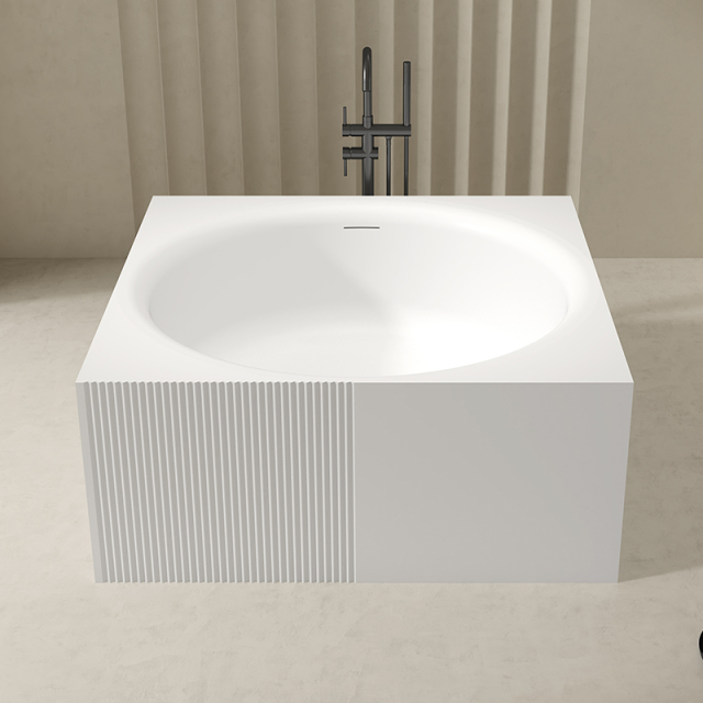 Hot Style Wholesale Square Acrylic Soaking Bathtub QJ-Y0021