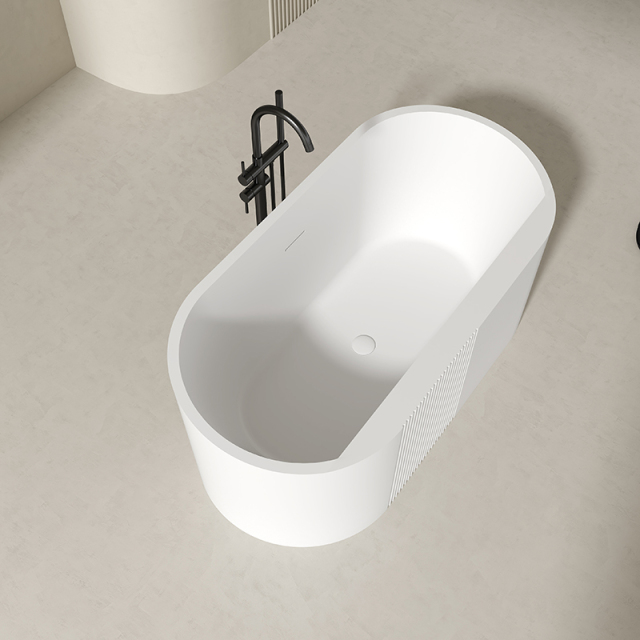 China Wholesale Factory Unique Oval Freestanding Acrylic Bathtub QJ-Y0031