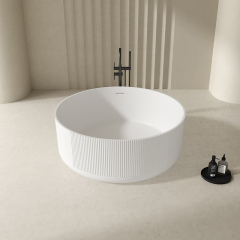 Popular Wholesale Designer Round Freestanding Acrylic Bathtub QJ-Y0069