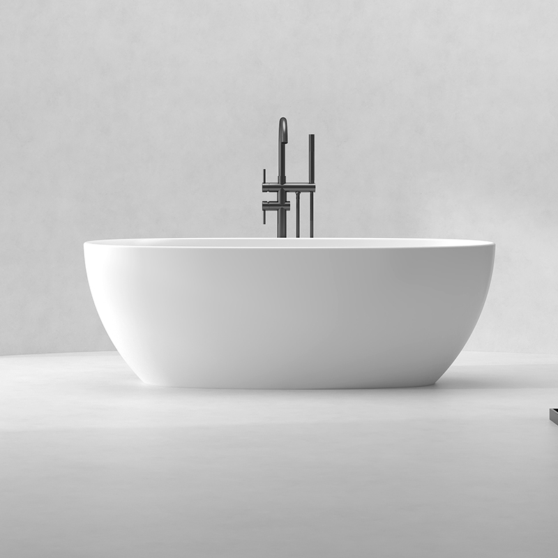 China Wholesale Factory Stylish Oval Acrylic Freestanding Bathtub QJ-Y0007
