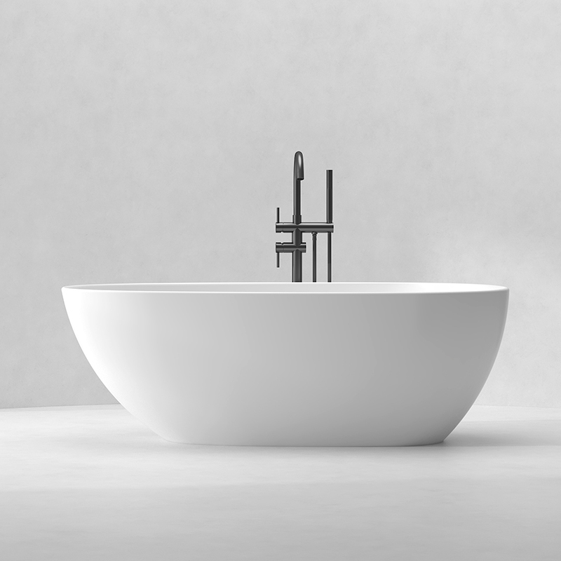 Quality Wholesale Unique Design Egg-shaped Acrylic Freestanding Bathtub QJ-Y0005