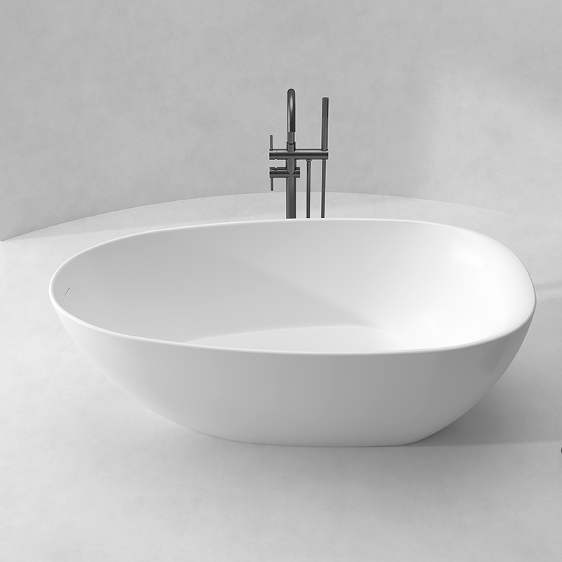 Quality Wholesale Unique Design Egg-shaped Acrylic Freestanding Bathtub QJ-Y0005