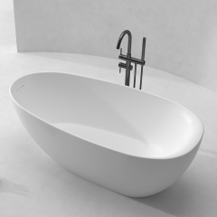 Quality Wholesale Unique Design Egg-shaped Acrylic Freestanding Bathtub QJ-Y0005