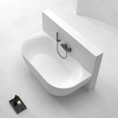 Hot Style Wholesale Acrylic Back to Wall Bathtub QJ-Y006